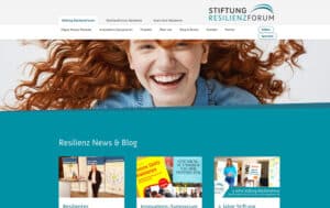Referenzbild Webdesign Stiftung Resilienzforum